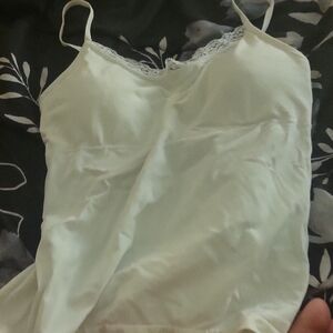 No Boundaries Cream Chemise with Lace Details